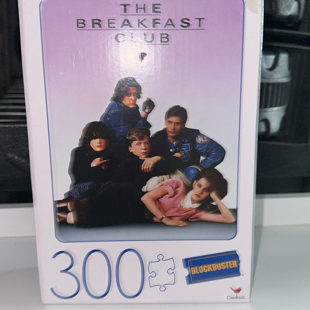 Vintage unopened Blockbuster the Breakfast Club  movie poster Puzzle